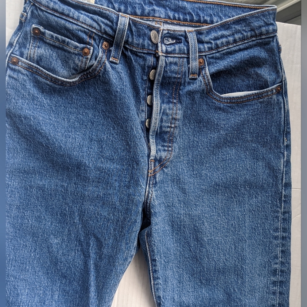 Levi's Blue Straight Leg Women's Jeans